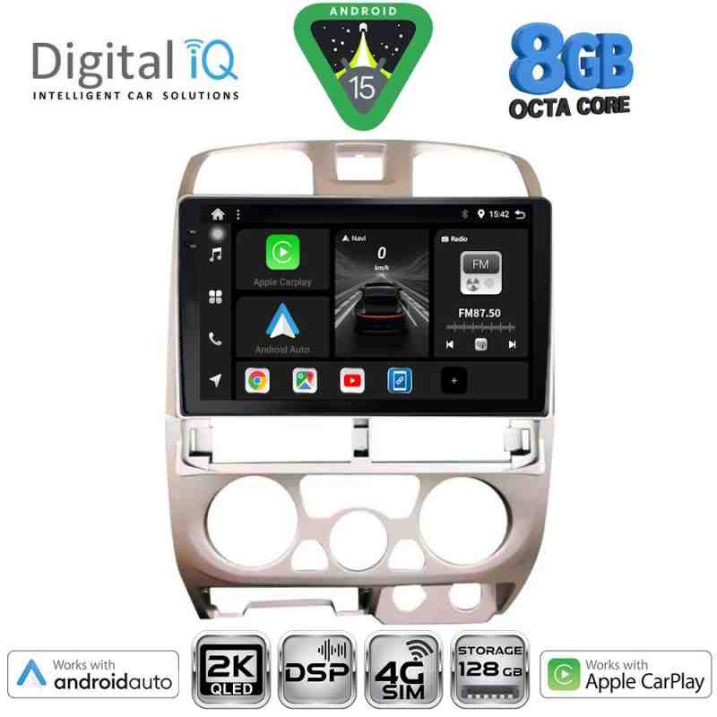 DIGITAL IQ BXF 11253SL_CPAA (9inc) MULTIMEDIA TABLET for ISUZU D-MAX mod. 2002-2008 (SILVER)