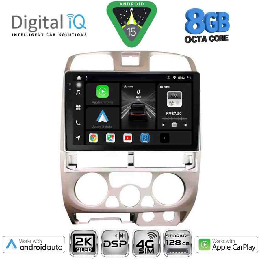 DIGITAL IQ BXF 11253SL_CPAA (9inc) MULTIMEDIA TABLET for ISUZU D-MAX mod. 2002-2008 (SILVER)