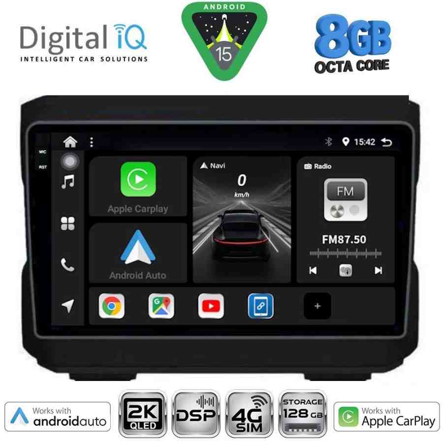 DIGITAL IQ BXF 11272_CPAA (10inc) MULTIMEDIA TABLET for JEEP mod. 2007-2014 - DODGE mod. 2007-2014