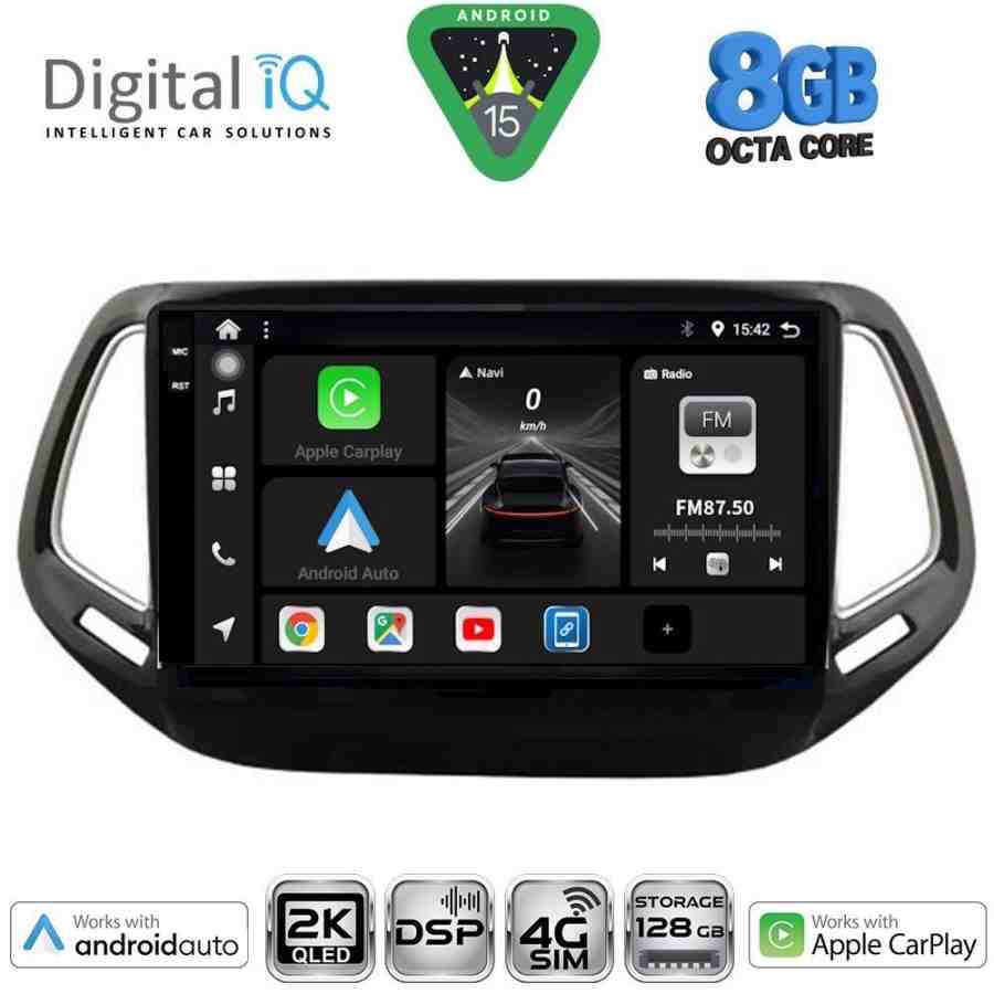 DIGITAL IQ BXF 11278_CPAA (10inc) MULTIMEDIA TABLET for JEEP COMPASS mod. 2016-2021