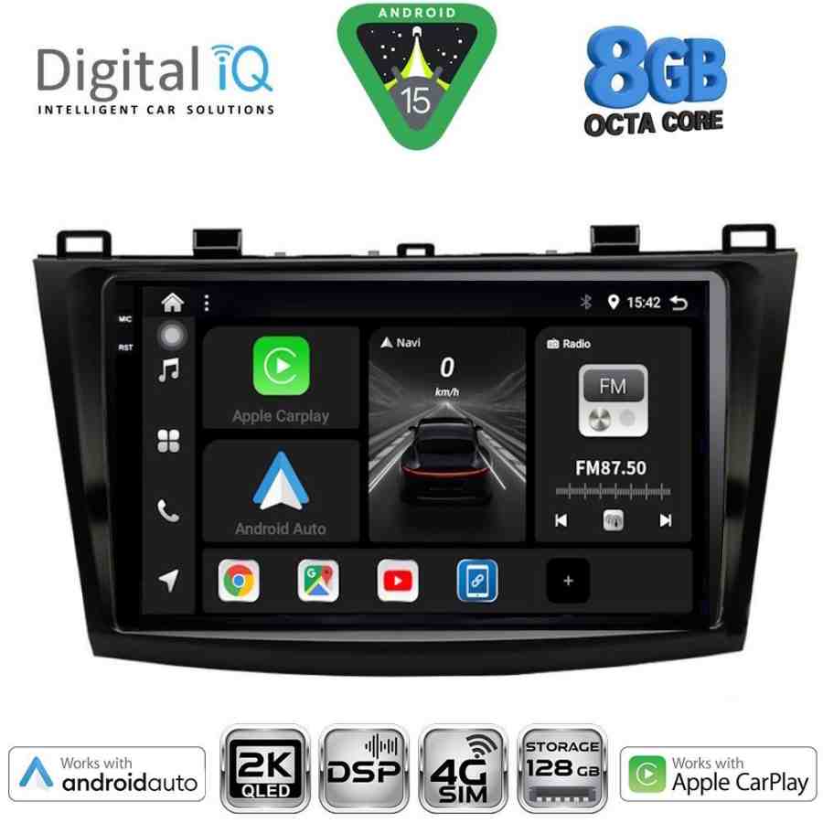 DIGITAL IQ BXF 11366_CPAA (9inc) MULTIMEDIA TABLET for MAZDA 3 mod. 2009-2014