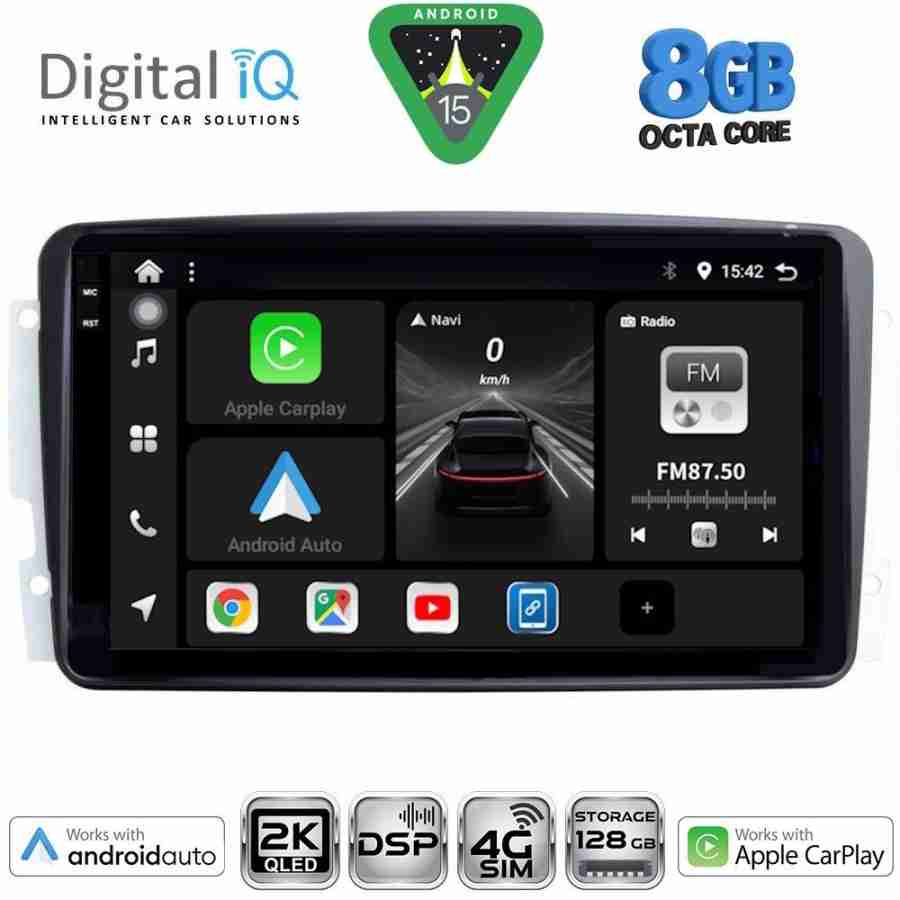 DIGITAL IQ BXF 11401_CPAA (9inc) MULTIMEDIA TABLET for MERCEDES CLK (W209) mod. 2000-2004