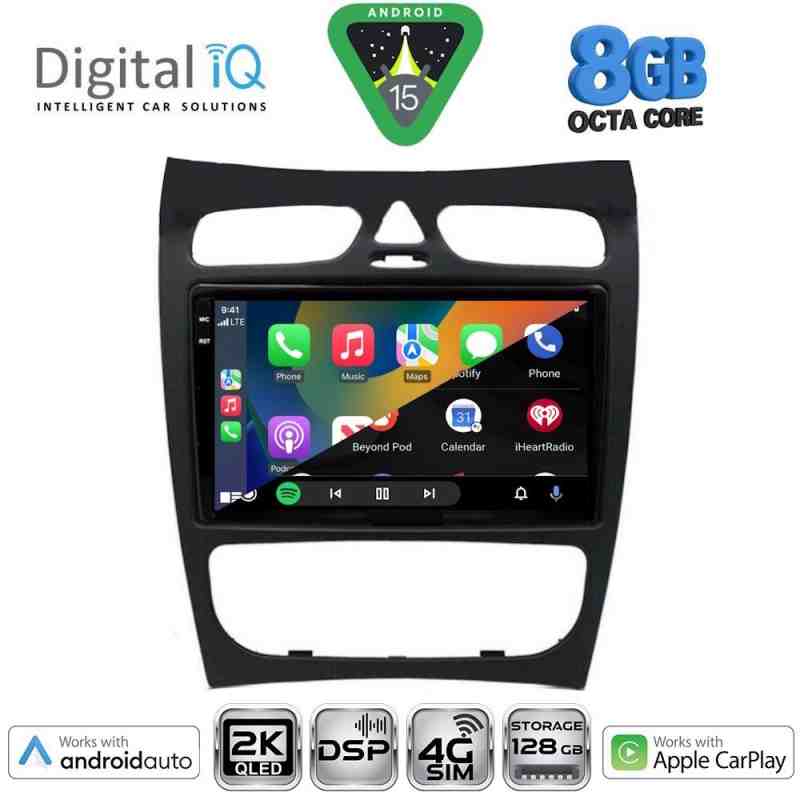 DIGITAL IQ BXF 11406_CPAA (9inc) MULTIMEDIA TABLET for MERCEDES CLK (W209) mod. 2000-2004