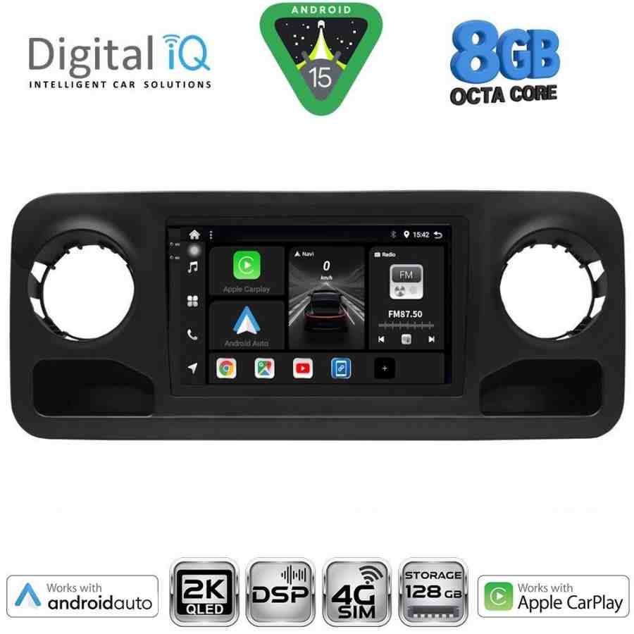 DIGITAL IQ BXF 11424_CPAA (10inc) MULTIMEDIA TABLET for MERCEDES SPRINTER mod. 2018-2026