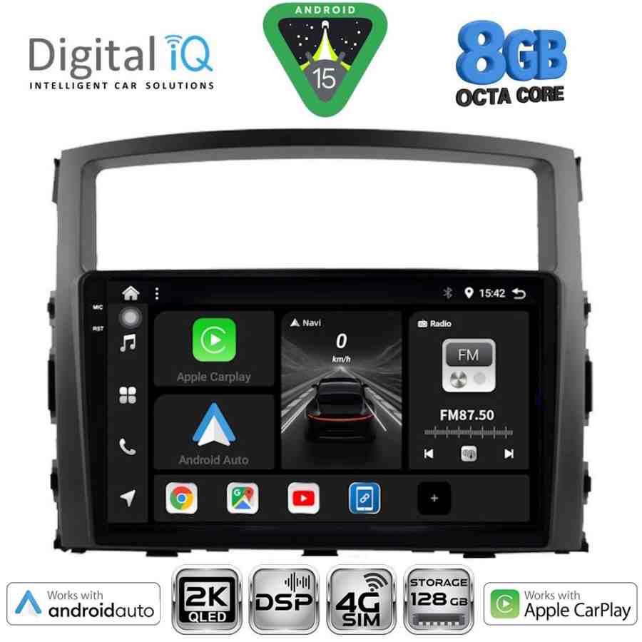 DIGITAL IQ BXF 11446_CPAA (9inc) MULTIMEDIA TABLET for MITSUBISHI PAJERO mod. 2006-2013