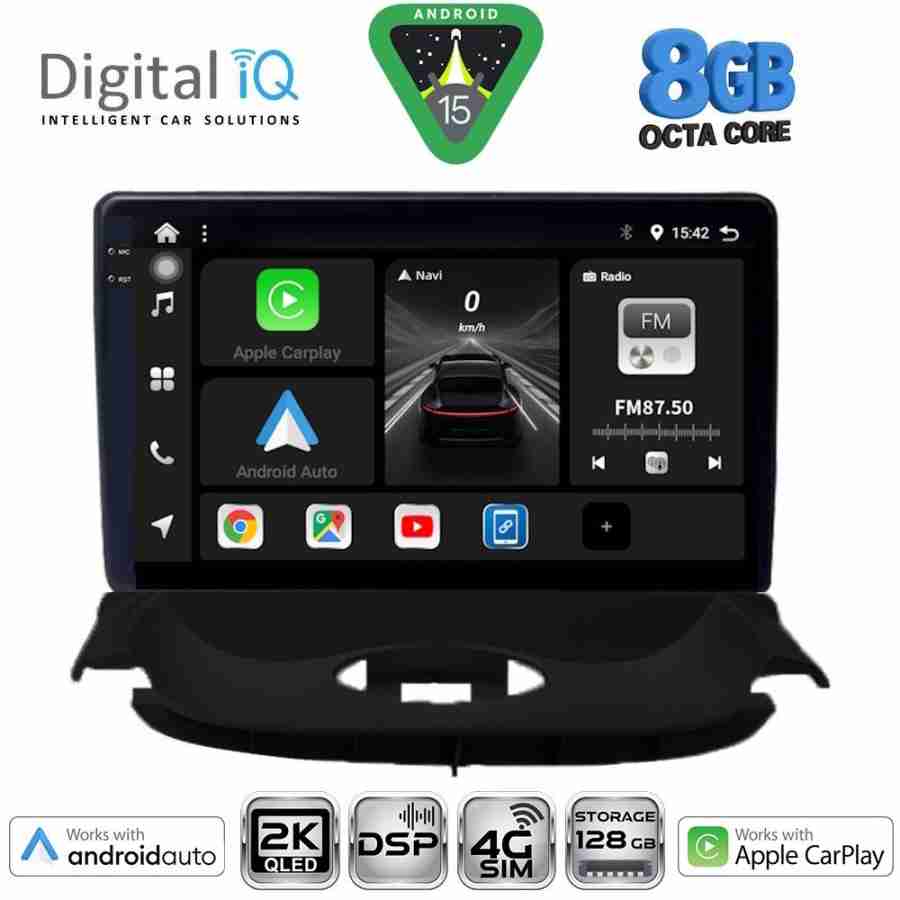 DIGITAL IQ BXF 11505_CPAA (9inc) MULTIMEDIA TABLET for PEUGEOT 206 mod. 1998-2006