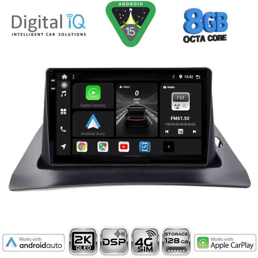 DIGITAL IQ BXF 11550_CPAA (9inc) MULTIMEDIA TABLET for RENAULT KANGOO mod. 2010-2021
