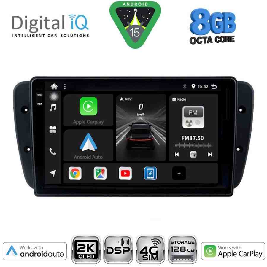 DIGITAL IQ BXF 11571_CPAA (9inc) MULTIMEDIA TABLET for SEAT IBIZA mod. 2008-2015