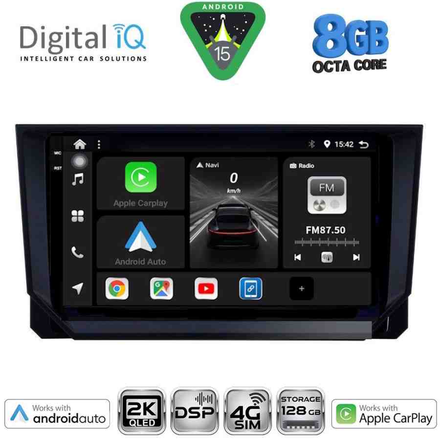 DIGITAL IQ BXF 11573_CPAA (9inc) MULTIMEDIA TABLET for SEAT ARONA - IBIZA mod. 2018-2026