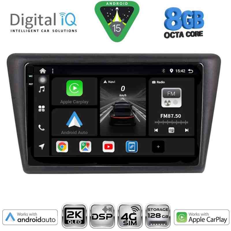 DIGITAL IQ BXF 11600_CPAA (9inc) MULTIMEDIA TABLET for SKODA RAPID SPACEBACK mod. 2014-2019