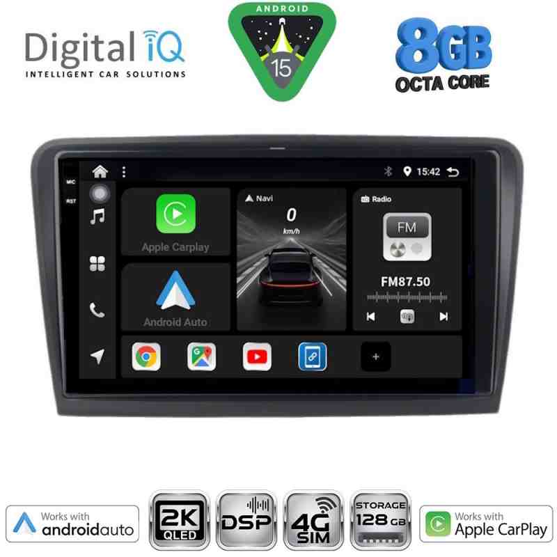 DIGITAL IQ BXF 11601_CPAA (9inc) MULTIMEDIA TABLET for SKODA RAPID mod. 2012-2023