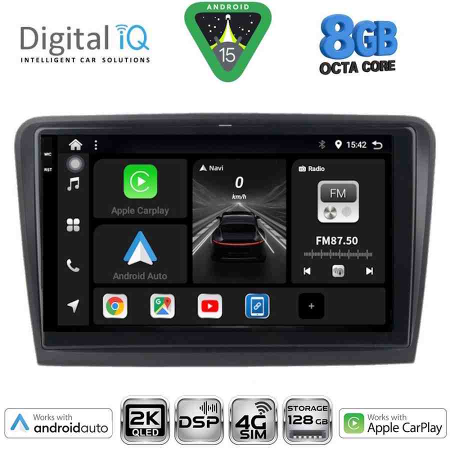 DIGITAL IQ BXF 11604B_CPAA (10inc) MULTIMEDIA TABLET for SKODA SUPERB mod. 2008-2015