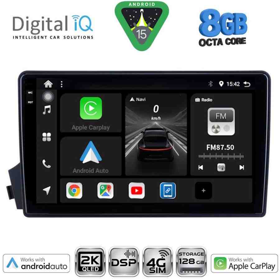 DIGITAL IQ BXF 11650_CPAA (9inc) MULTIMEDIA TABLET for SSANGYONG ACTYON - KYRON mod. 2006-2015