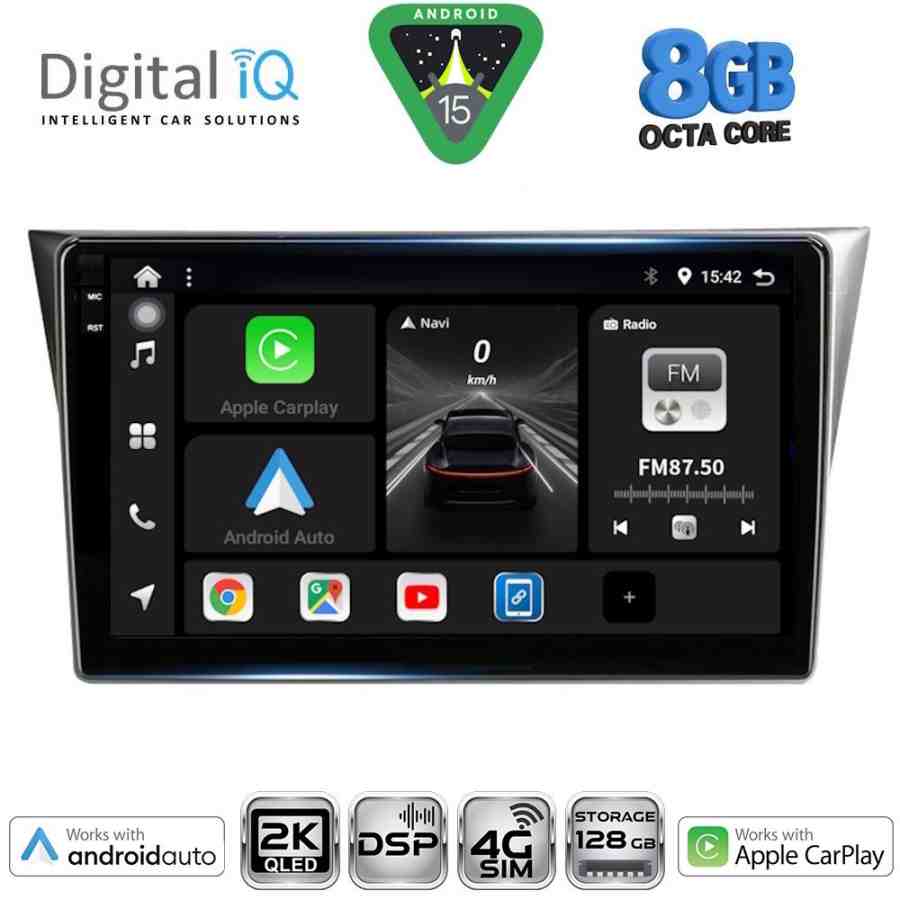 DIGITAL IQ BXF 11659_CPAA (9inc) MULTIMEDIA TABLET for SUBARU IMPREZA mod. 2002-2008