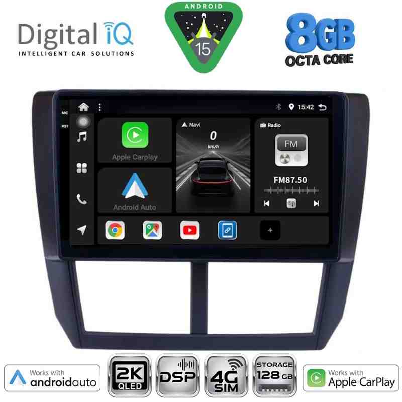 DIGITAL IQ BXF 11662_CPAA (9inc) MULTIMEDIA TABLET for SUBARU FORESTER - IMPREZA - XV mod. 2008-2013