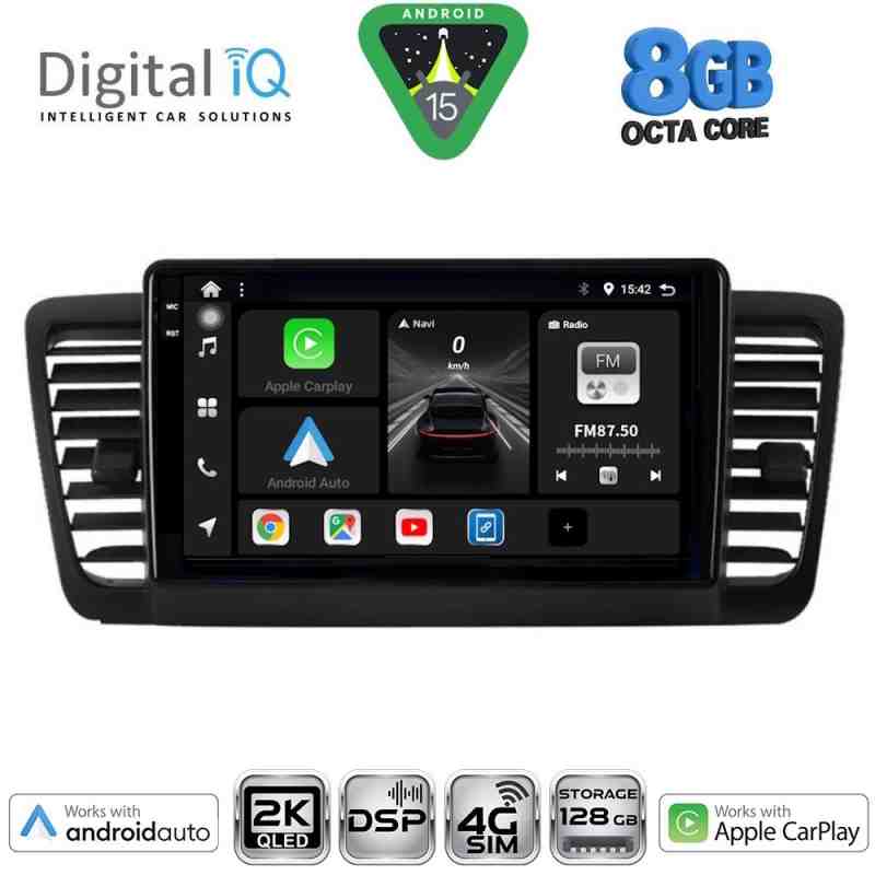DIGITAL IQ BXF 11665_CPAA (9inc) MULTIMEDIA TABLET for SUBARU LEGACY - OUTBACK mod. 2002-2008