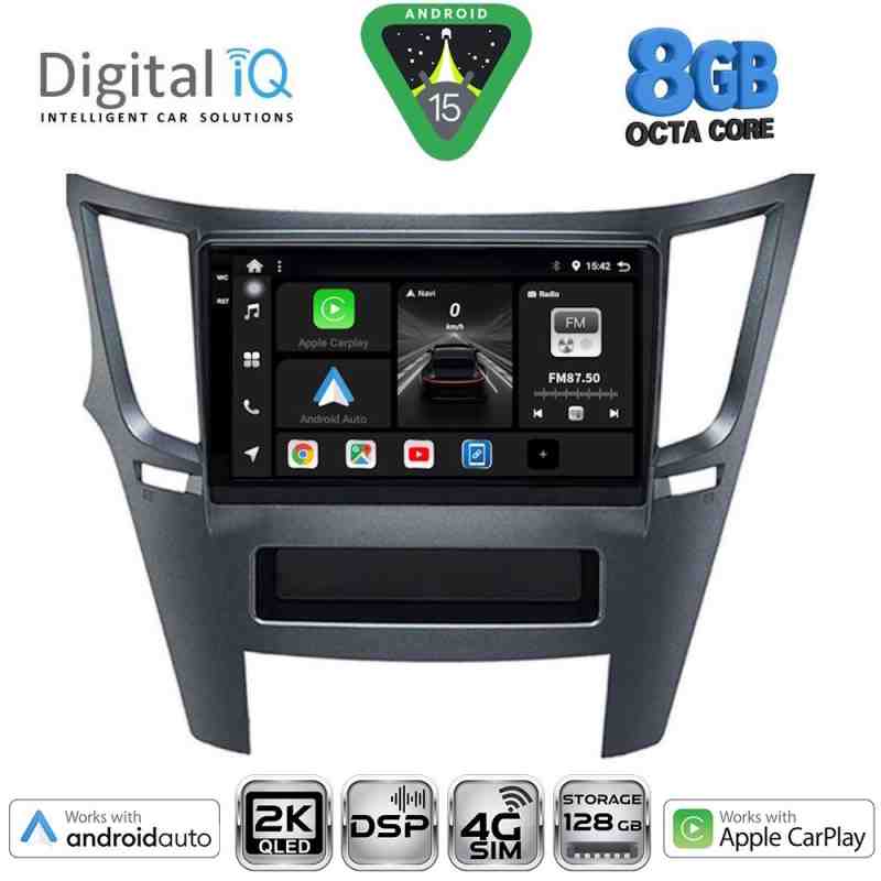 DIGITAL IQ BXF 11667_CPAA (9inc) MULTIMEDIA TABLET for SUBARU LEGACY - OUTBACK mod. 2009-2014