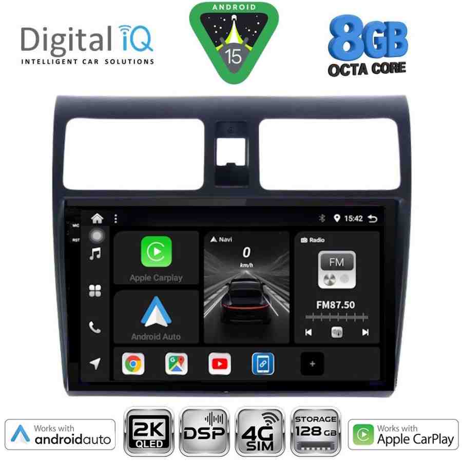 DIGITAL IQ BXF 11684_CPAA (10inc) MULTIMEDIA TABLET for SUZUKI SWIFT mod. 2005-2011