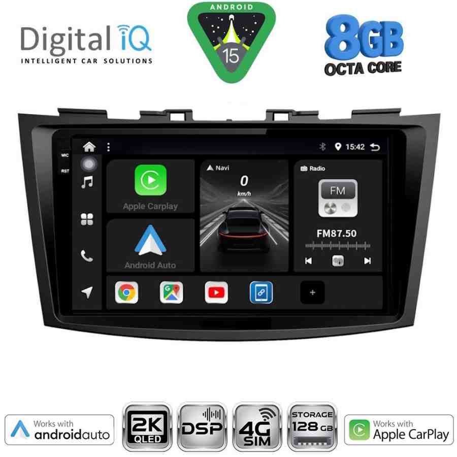 DIGITAL IQ BXF 11685_CPAA (9inc) MULTIMEDIA TABLET for SUZUKI SWIFT mod. 2011-2016