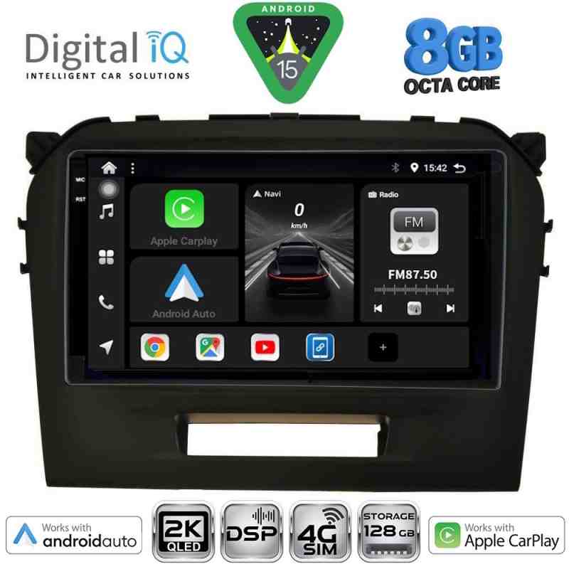 DIGITAL IQ BXF 11697_CPAA (9inc) MULTIMEDIA TABLET for SUZUKI VITARA mod. 2016-2025