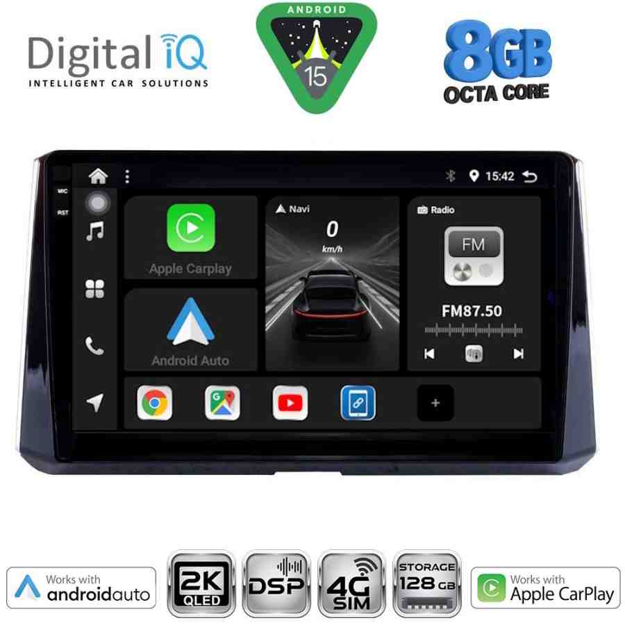 DIGITAL IQ BXF 11716_CPAA (10inc) MULTIMEDIA TABLET for TOYOTA COROLLA mod. 2019-2026