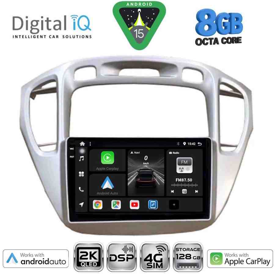DIGITAL IQ BXF 11718_CPAA (9inc) MULTIMEDIA TABLET for TOYOTA HIGHLANDER mod. 2002-2009