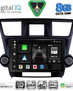 DIGITAL IQ BXF 11719_CPAA (10inc) MULTIMEDIA TABLET for TOYOTA HIGHLANDER mod. 2008-2015