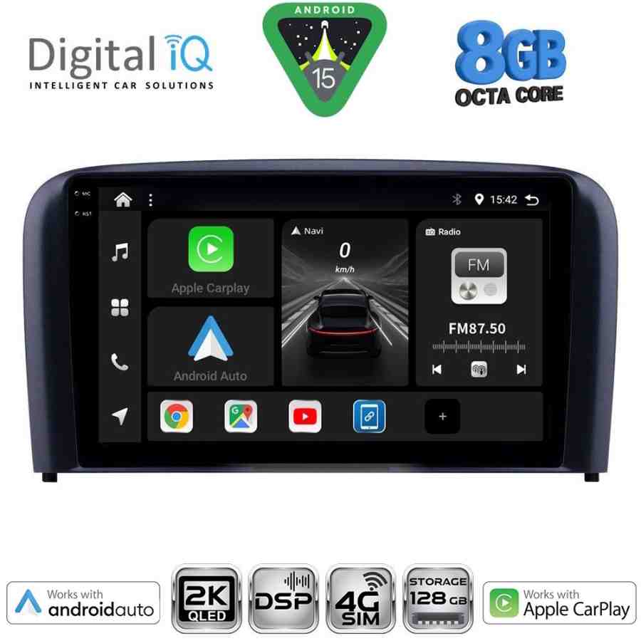 DIGITAL IQ BXF 11786_CPAA (9inc) MULTIMEDIA TABLET for VOLVO S80 mod. 1998-2006