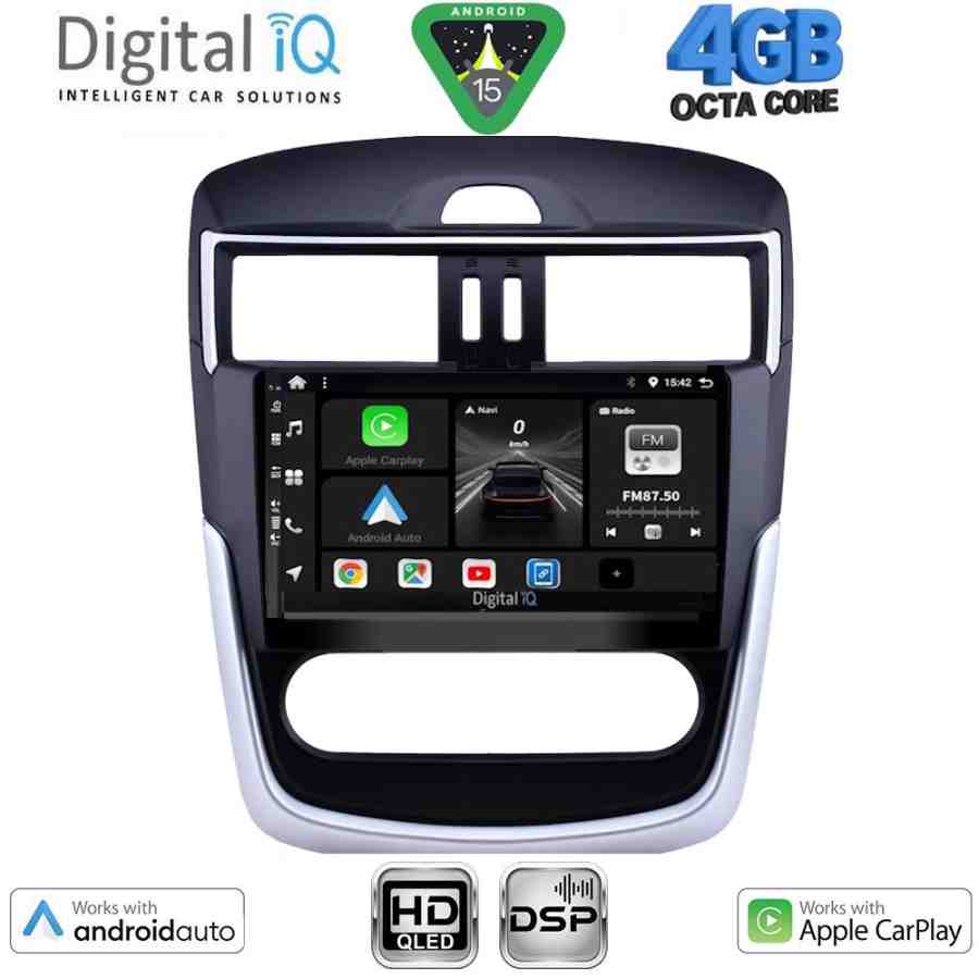 DIGITAL IQ BXF 16465CL_CPAA (10.1inc) MULTIMEDIA TABLET for NISSAN TIIDA mod. 2013-2023 with CLIMA