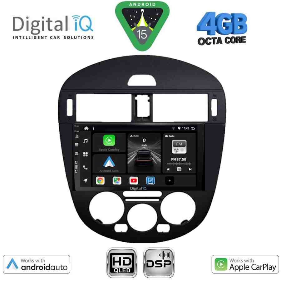 DIGITAL IQ BXF 16470AC_CPAA (9inc) MULTIMEDIA TABLET for NISSAN PULSAR mod. 2014-2020 with A/C