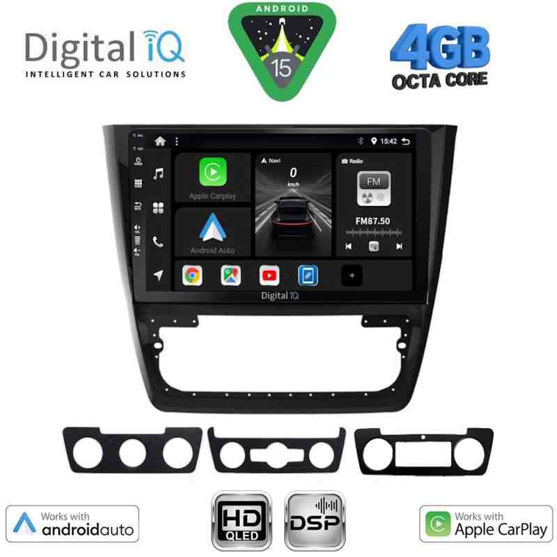 DIGITAL IQ BXF 16610_CPAA (10inc) MULTIMEDIA TABLET for SKODA YETI mod. 2014-2018