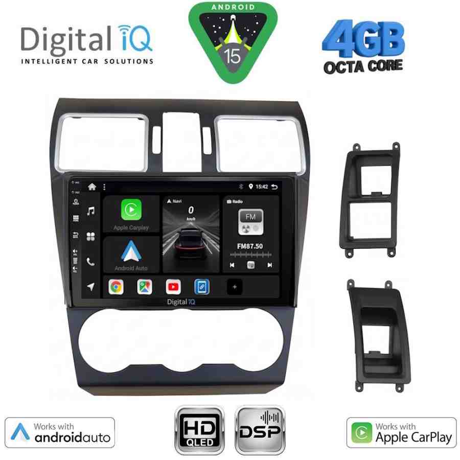 DIGITAL IQ BXF 16663A_CPAA (9inc) MULTIMEDIA TABLET for SUBARU FORESTER - IMPREZA - XV mod. 2013-2019