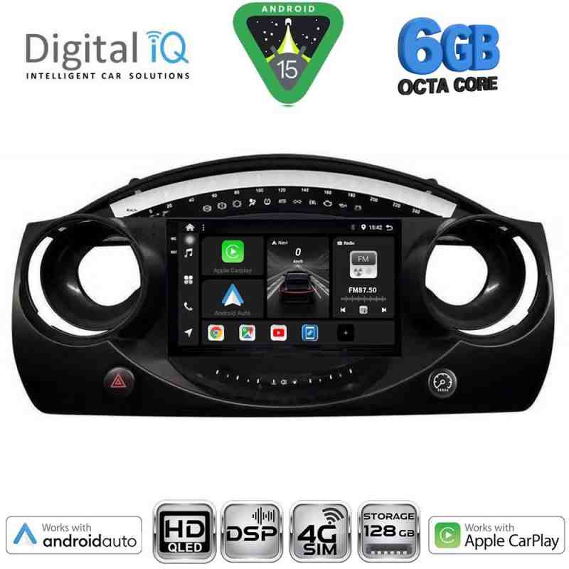 DIGITAL IQ BXF 17063_CPAA (9inc) MULTIMEDIA TABLET for MINI COOPER (R50-R52-R53) mod. 2000-2006