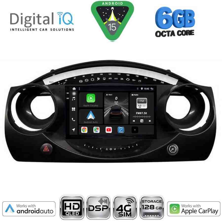 DIGITAL IQ BXF 17063_CPAA (9inc) MULTIMEDIA TABLET for MINI COOPER (R50-R52-R53) mod. 2000-2006