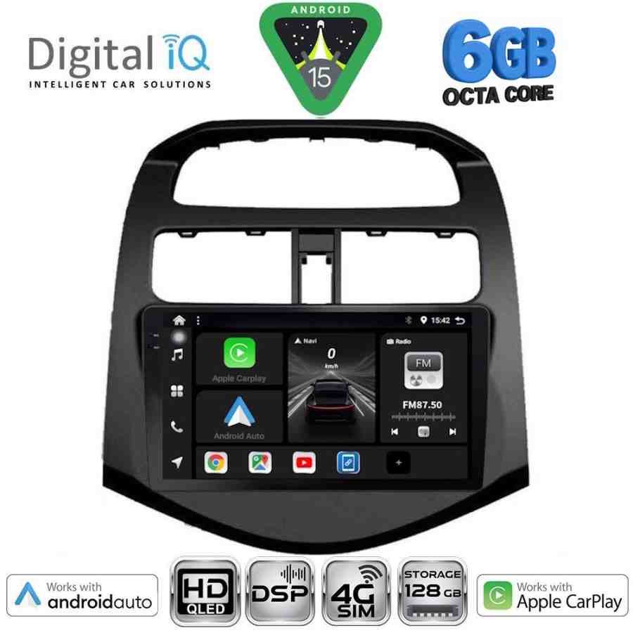 DIGITAL IQ BXF 17078_CPAA (9inc) MULTIMEDIA TABLET for CHEVROLET SPARK mod. 2009-2015