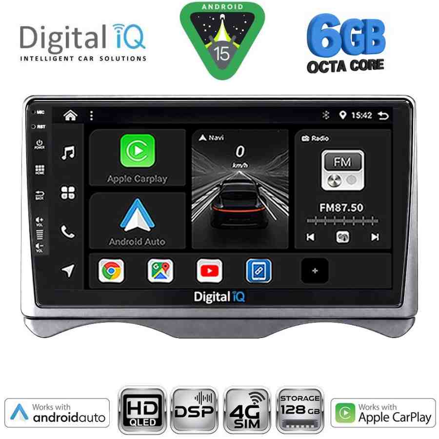 DIGITAL IQ BXF 17091_CPAA (9inc) MULTIMEDIA TABLET for CITROEN C3 mod. 2001-2009 (DASHBOARD)