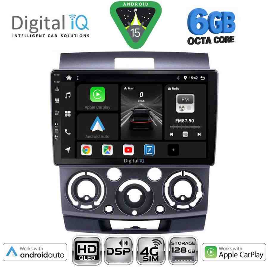 DIGITAL IQ BXF 17170_CPAA (9inc) MULTIMEDIA TABLET for FORD RANGER | MAZDA BT50 mod. 2006-2011