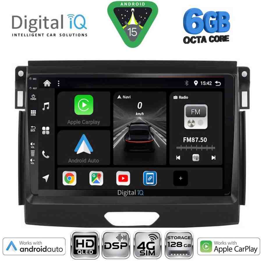 DIGITAL IQ BXF 17172A_CPAA (9inc) MULTIMEDIA TABLET for FORD RANGER mod. 2015-2018