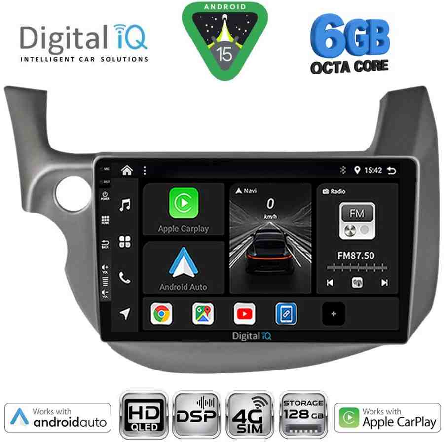 DIGITAL IQ BXF 17211_CPAA (10inc) MULTIMEDIA TABLET for HONDA JAZZ mod. 2008-2012