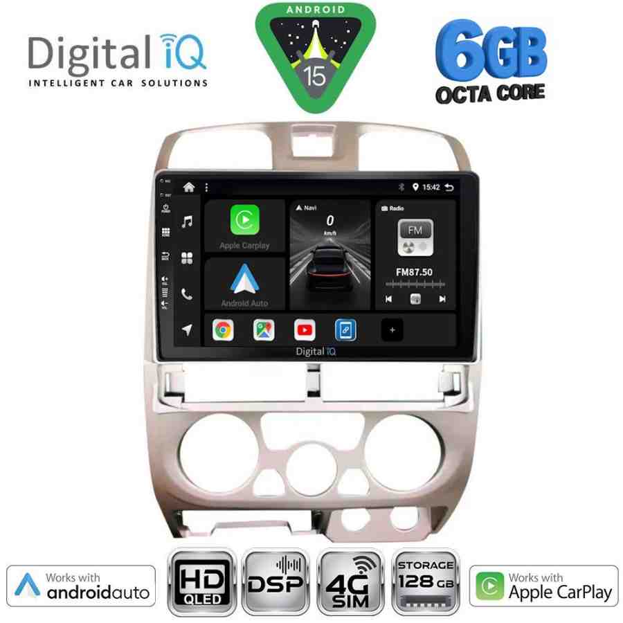 DIGITAL IQ BXF 17253SL_CPAA (9inc) MULTIMEDIA TABLET for ISUZU D-MAX mod. 2002-2008 (SILVER)