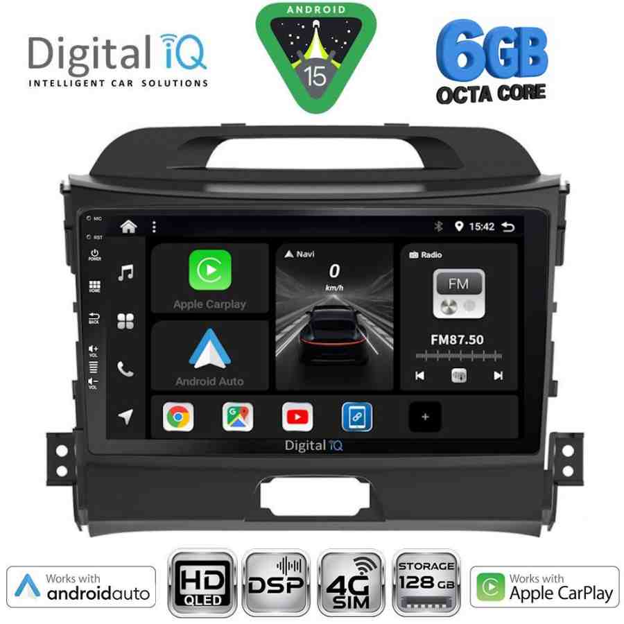 DIGITAL IQ BXF 17325_CPAA (9inc) MULTIMEDIA TABLET for KIA SPORTAGE mod. 2010-2015
