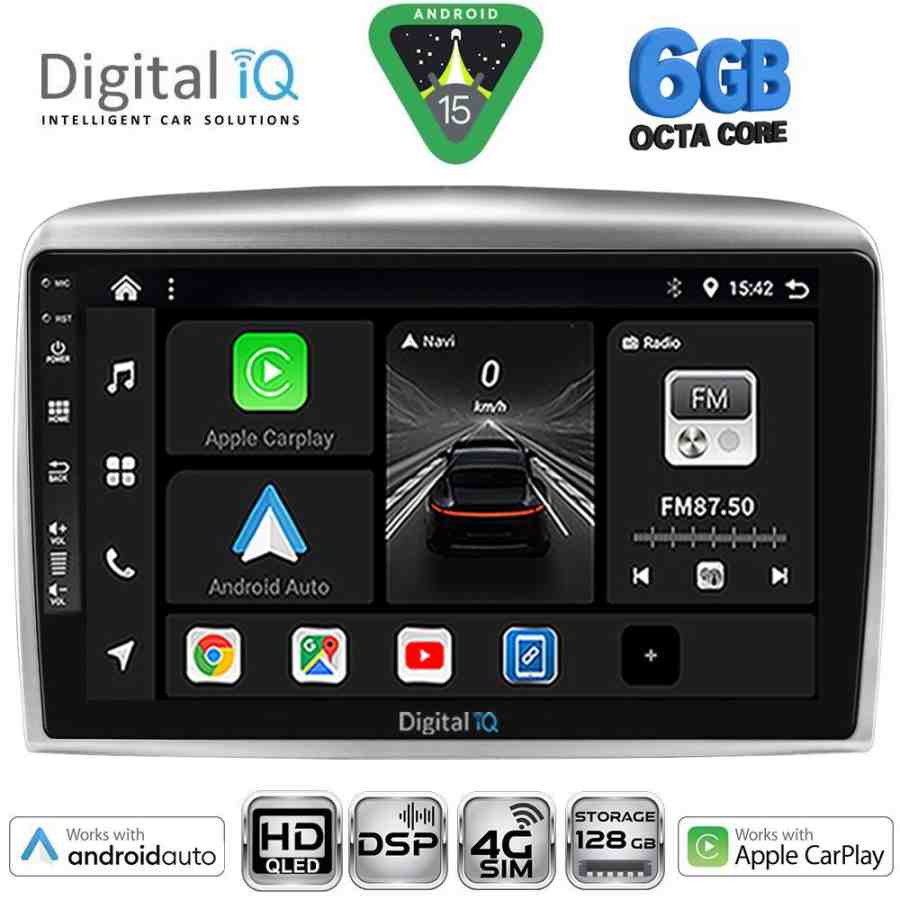 DIGITAL IQ BXF 17333_CPAA (9inc) MULTIMEDIA TABLET for LANCIA YPSILON mod. 2006-2011