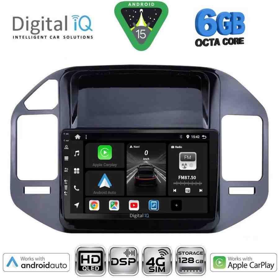 DIGITAL IQ BXF 17444_CPAA (9inc) MULTIMEDIA TABLET for MITSUBISHI PAJERO mod. 1999-2006