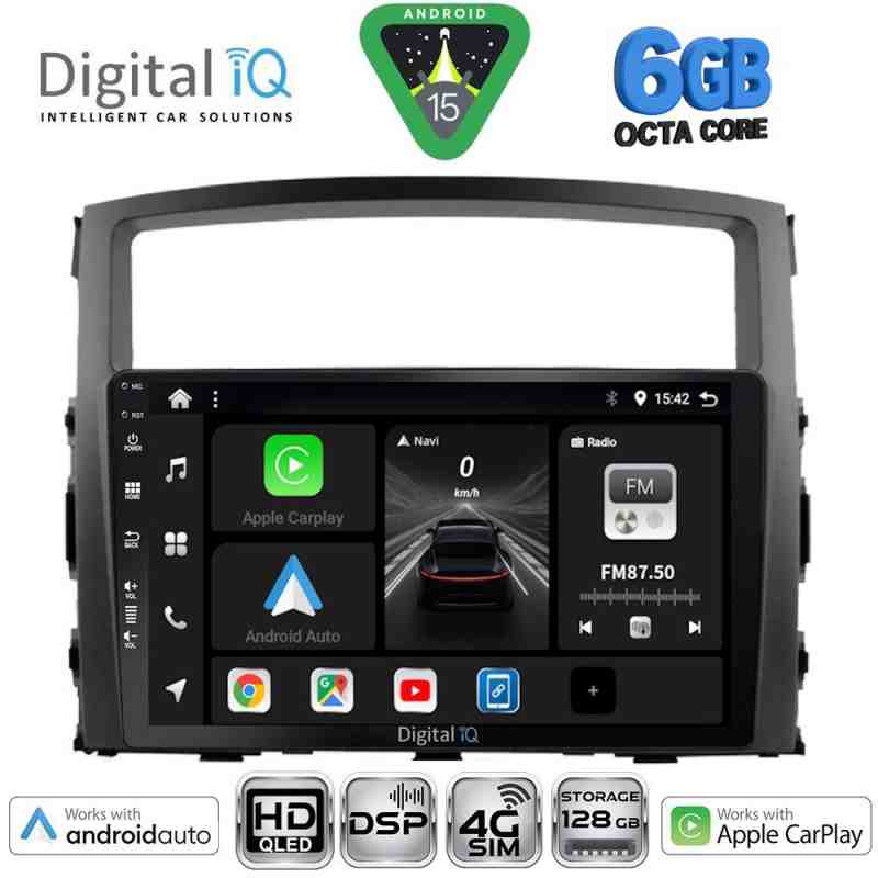DIGITAL IQ BXF 17446_CPAA (9inc) MULTIMEDIA TABLET for MITSUBISHI PAJERO mod. 2006-2013
