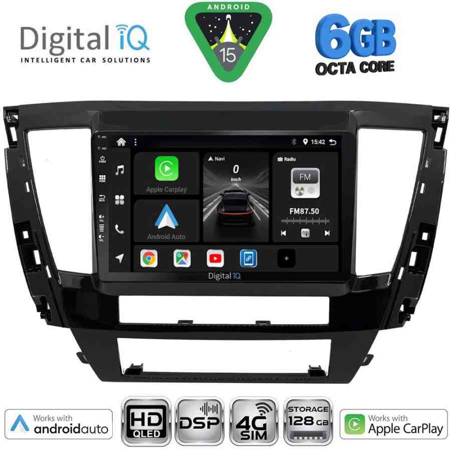 DIGITAL IQ BXF 17447S_CPAA (9inc) MULTIMEDIA TABLET for MITSUBISHI PAJERO SPORT mod. 2020-2026