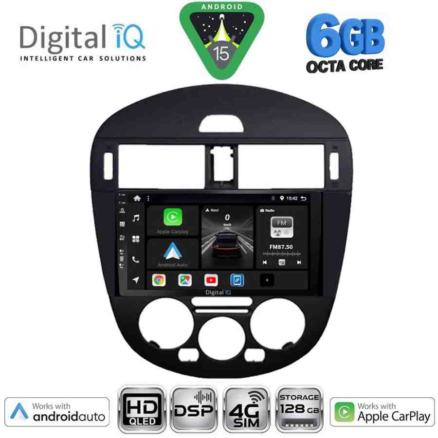 DIGITAL IQ BXF 17470AC_CPAA (9inc) MULTIMEDIA TABLET for NISSAN PULSAR mod. 2014-2020 with A/C