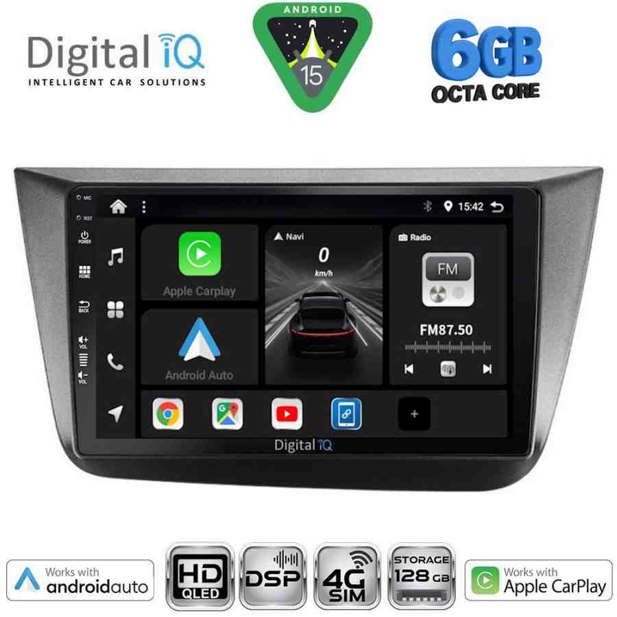 DIGITAL IQ BXF 17570_CPAA (9inc) MULTIMEDIA TABLET for SEAT ALTEA mod. 2004-2015
