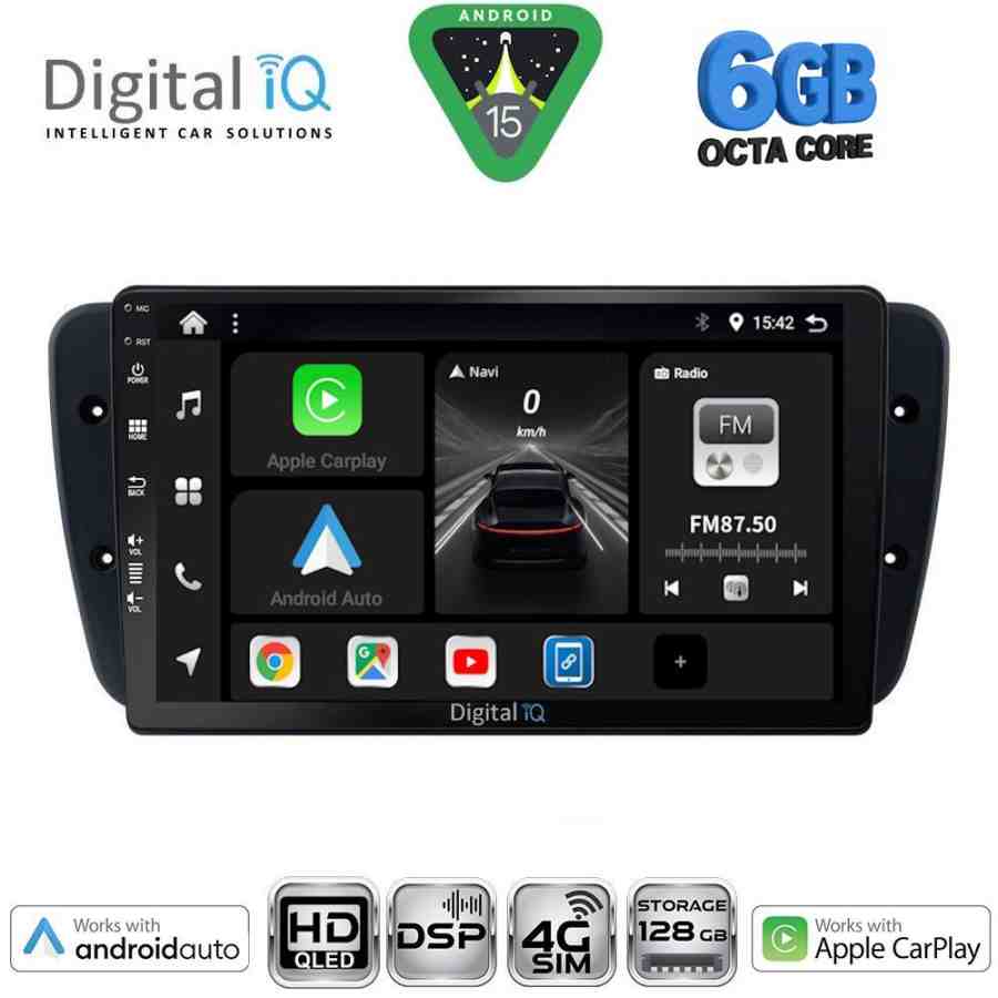 DIGITAL IQ BXF 17571_CPAA (9inc) MULTIMEDIA TABLET for SEAT IBIZA mod. 2008-2015