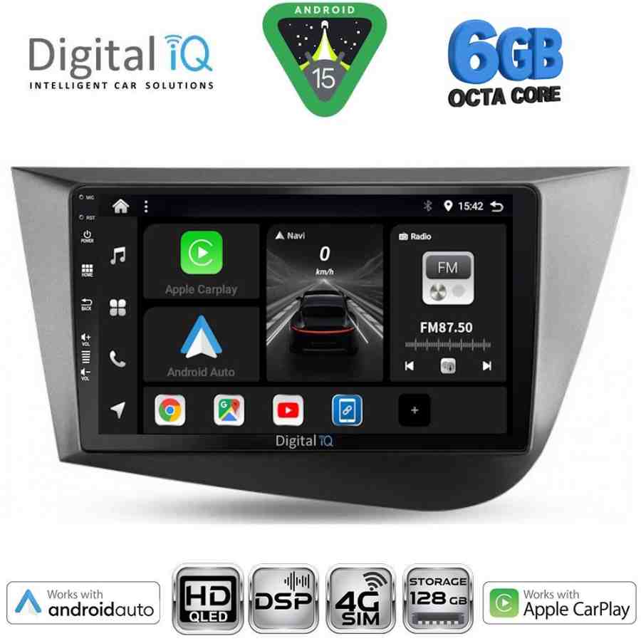DIGITAL IQ BXF 17574_CPAA (9inc) MULTIMEDIA TABLET for SEAT LEON mod. 2005-2012