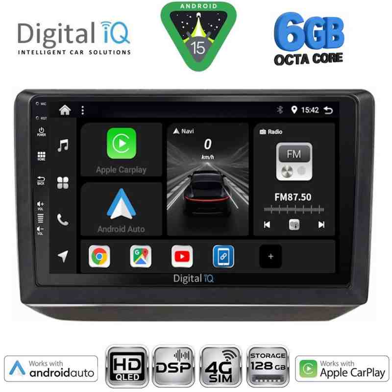 DIGITAL IQ BXF 17581_CPAA (10inc) MULTIMEDIA TABLET for SKODA FABIA mod. 2008-2014